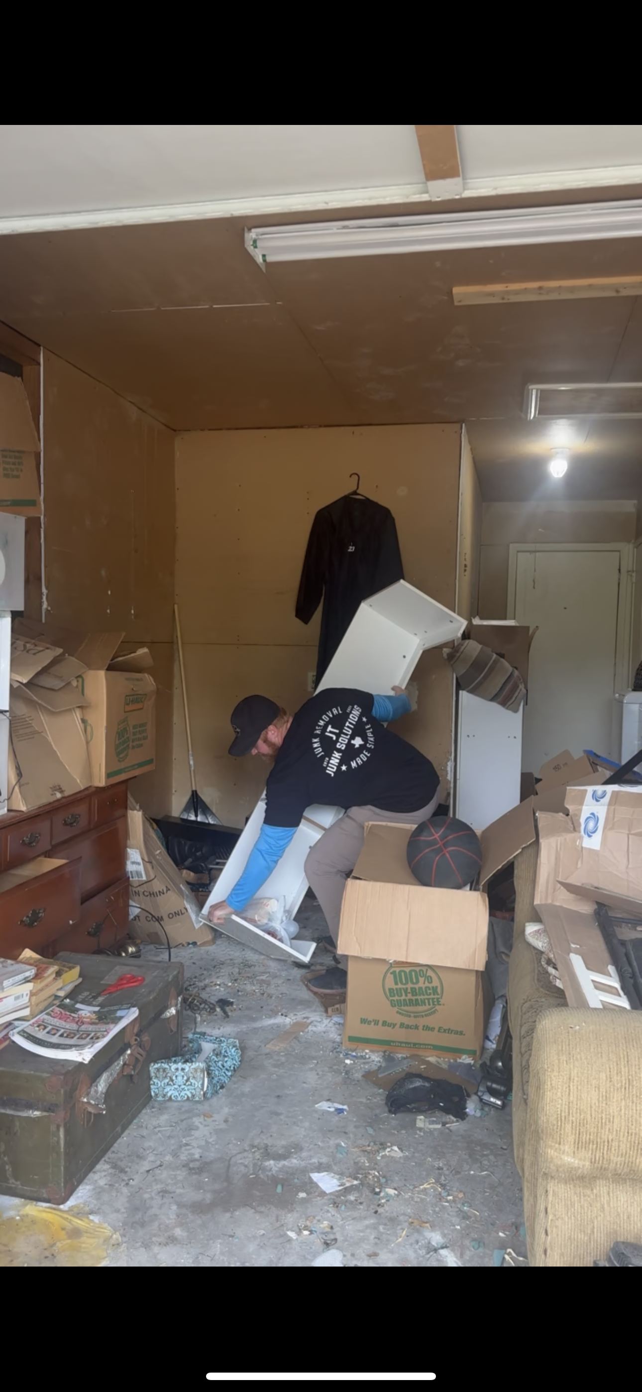 Placeholder before photo of a cluttered space